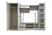 Гостиная Флора крафт белый 1