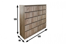 Комод №6 Норд 1