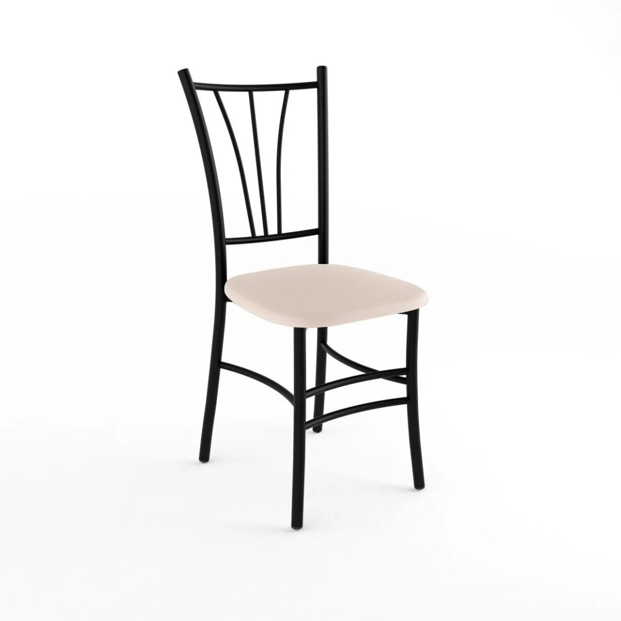 Стул кухонный Трилогия черн/беж