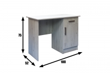 Стол письменный однотумбовый 0