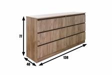 Комод №7 Норд 1