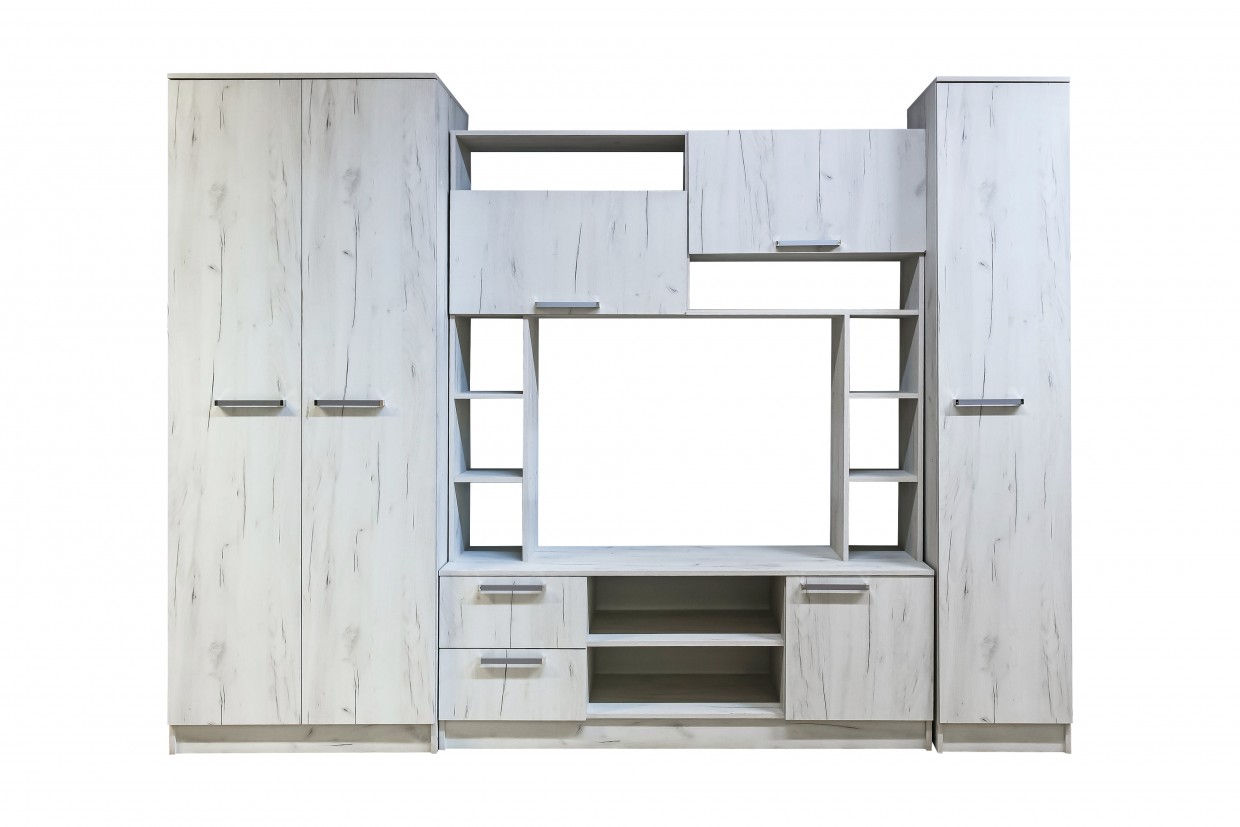 Гостиная Флора крафт белый