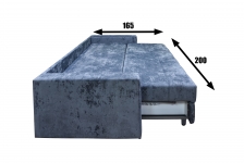 Диван "Берн" прямой с мягкими подлокотниками 2