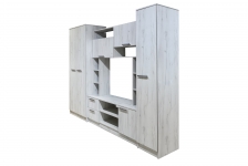 Гостиная Флора крафт белый 3